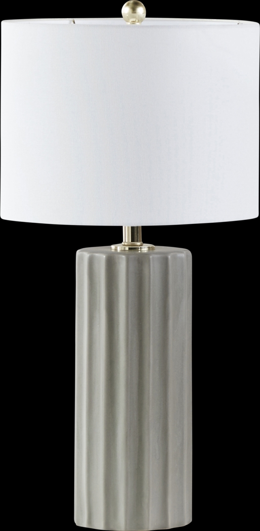 Jeen Circle Gray Lamp - Thumbnail - Image 1