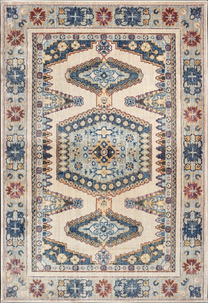 Jeevan Ivory 7'10 x 10'10 Rug - Thumbnail - Image 1
