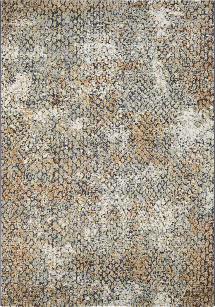Jefflin Brown 3'11 x 5'3 Rug - Thumbnail - Image 1