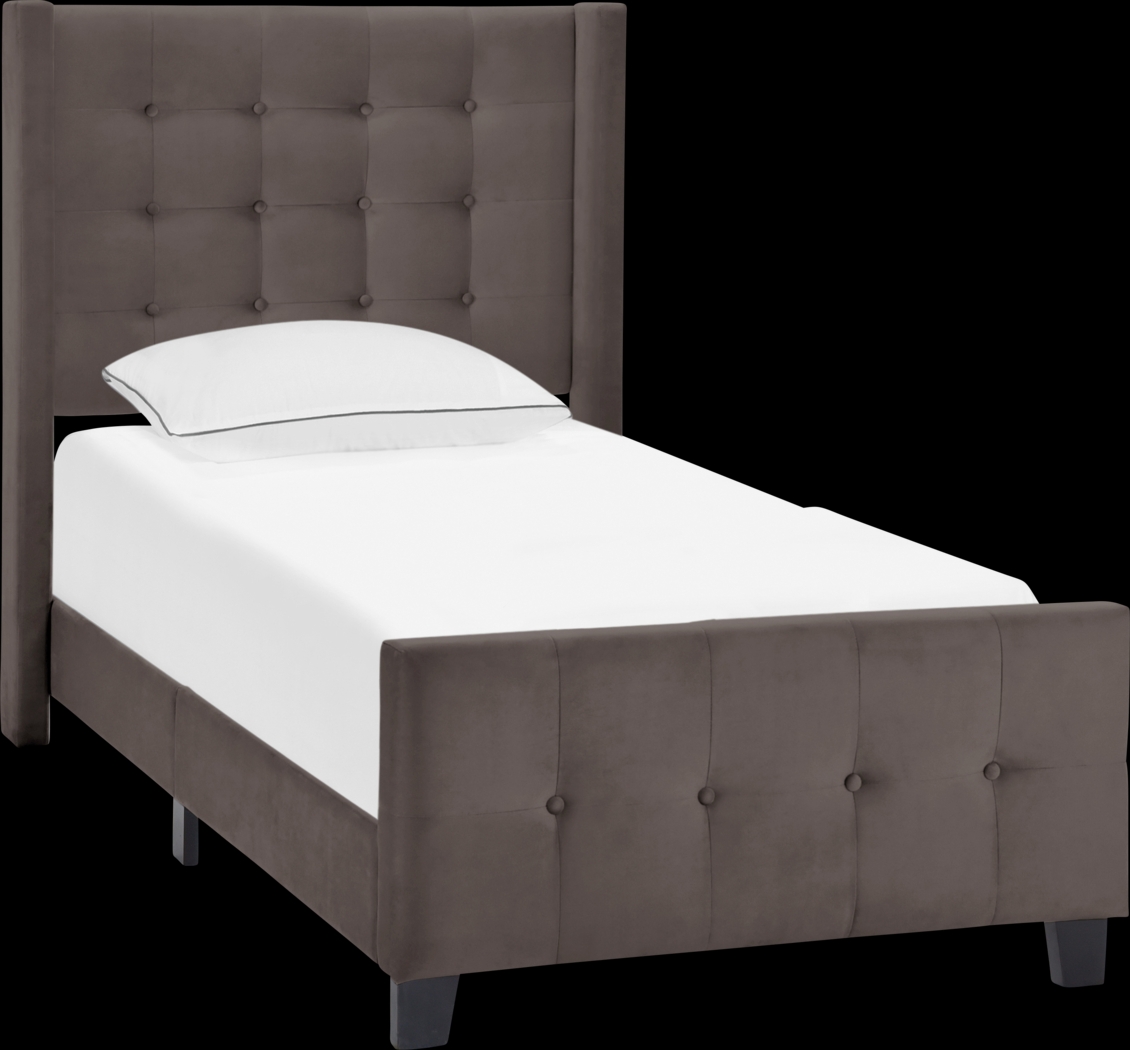 Jefte Brown Twin Bed - Thumbnail - Image 1