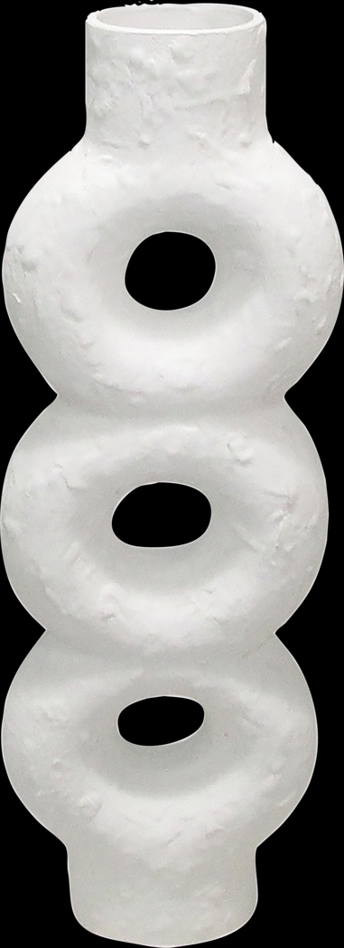 Jellaison White 17 in. Vase - Thumbnail - Image 1