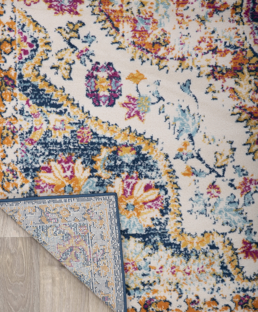 Jeman Blue 2' x 3' Rug - Thumbnail - Image 2