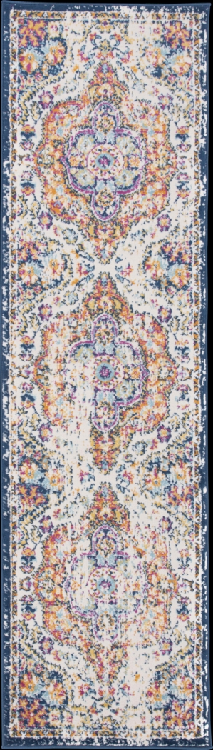 Jeman Blue 2' x 7' Runner Rug - Thumbnail - Image 1
