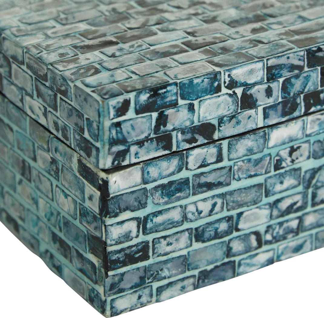 Jemata Blue Decorative Box, Set of 2 - Thumbnail - Image 4