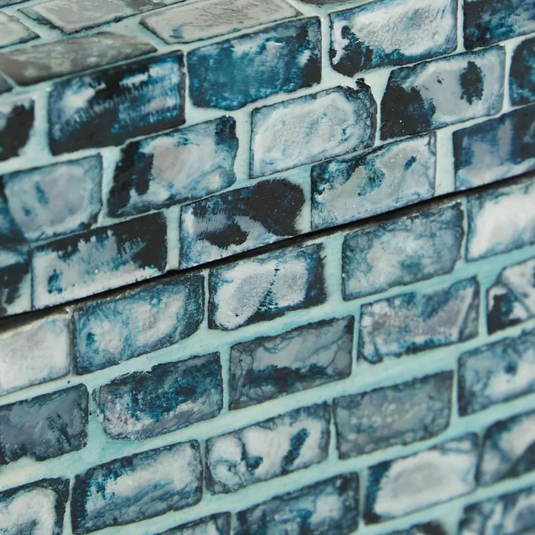 Jemata Blue Decorative Box, Set of 2 - Thumbnail - Image 10