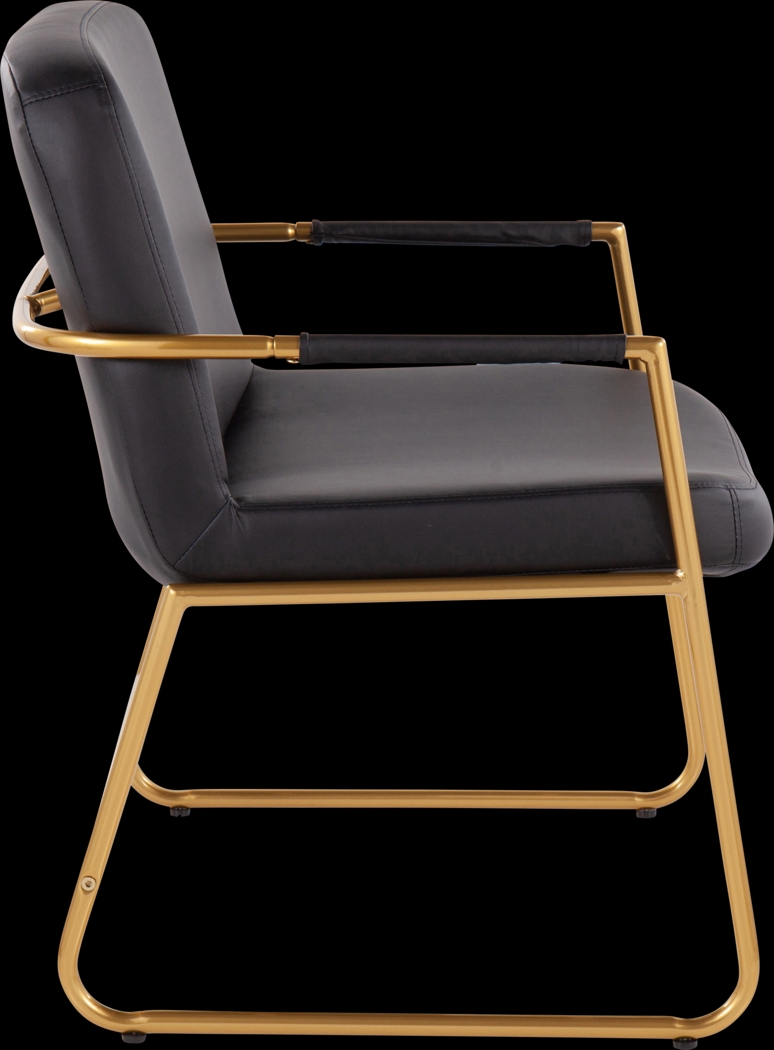 Jemelya Black Accent Chair - Thumbnail - Image 2
