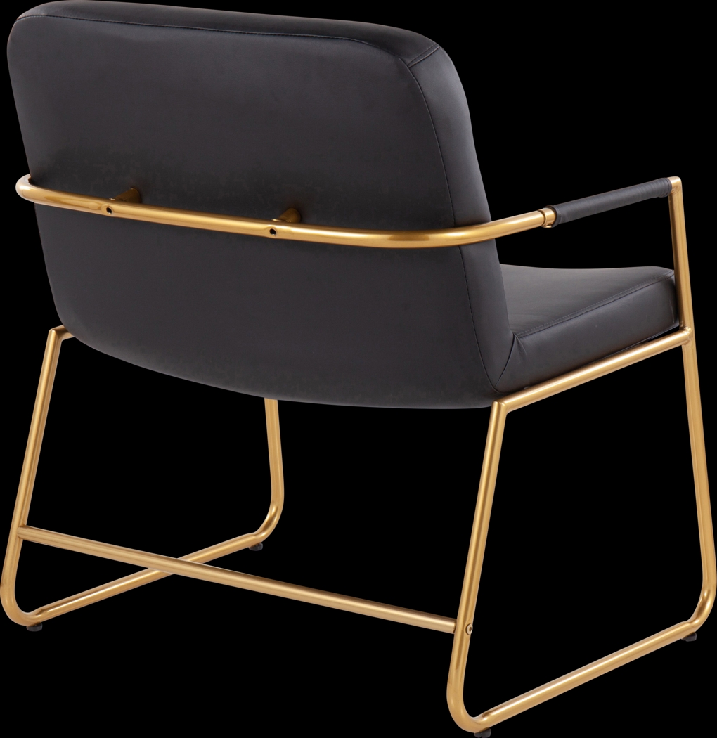 Jemelya Black Accent Chair - Thumbnail - Image 3