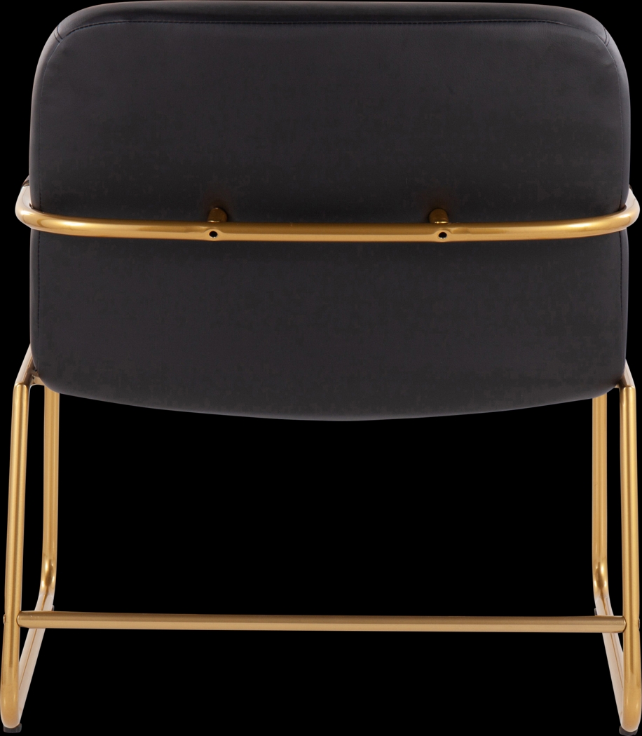 Jemelya Black Accent Chair - Thumbnail - Image 4
