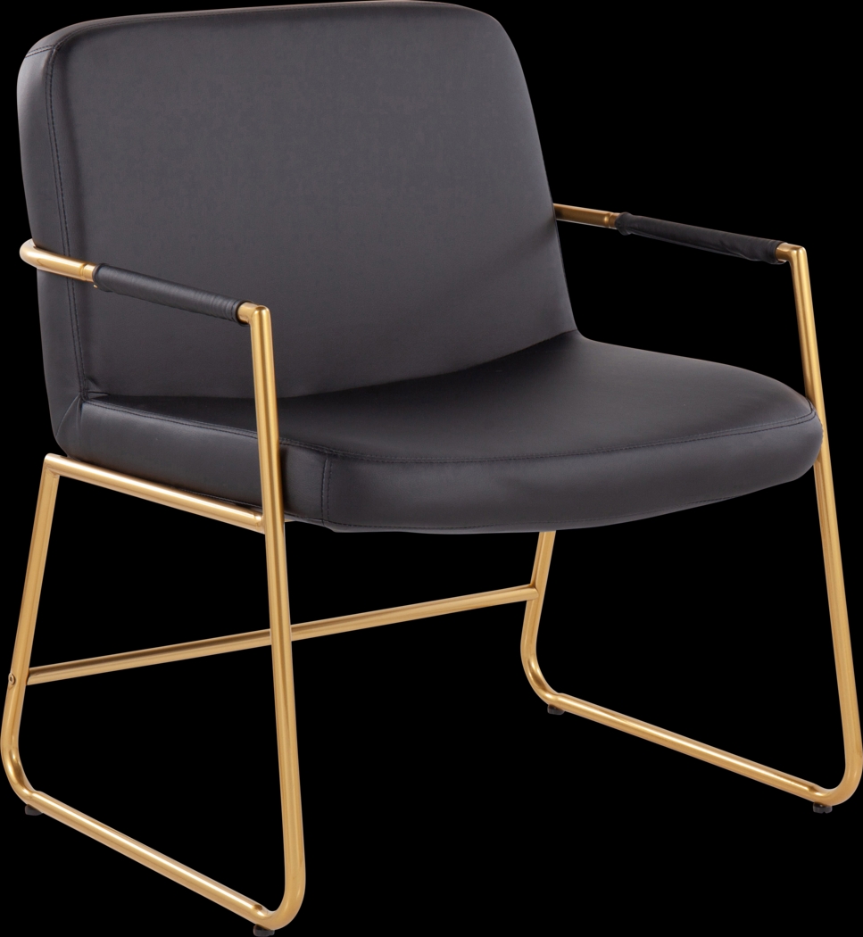 Jemelya Black Accent Chair - Thumbnail - Image 1
