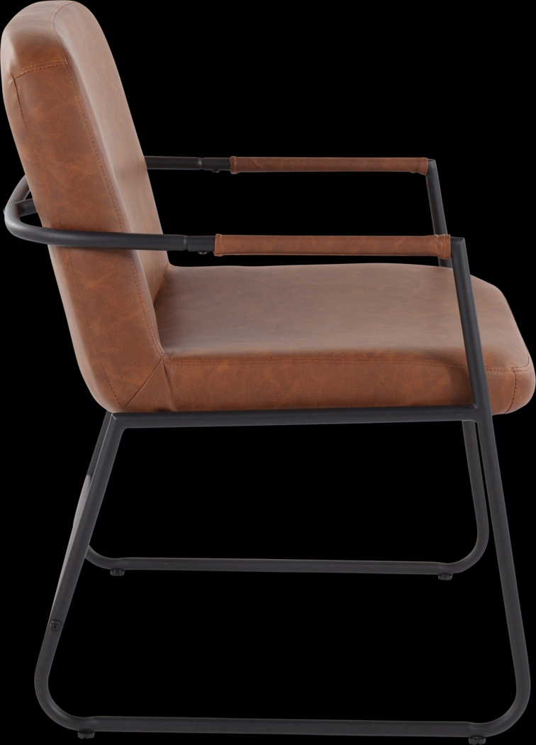 Jemelya Brown Accent Chair - Thumbnail - Image 2