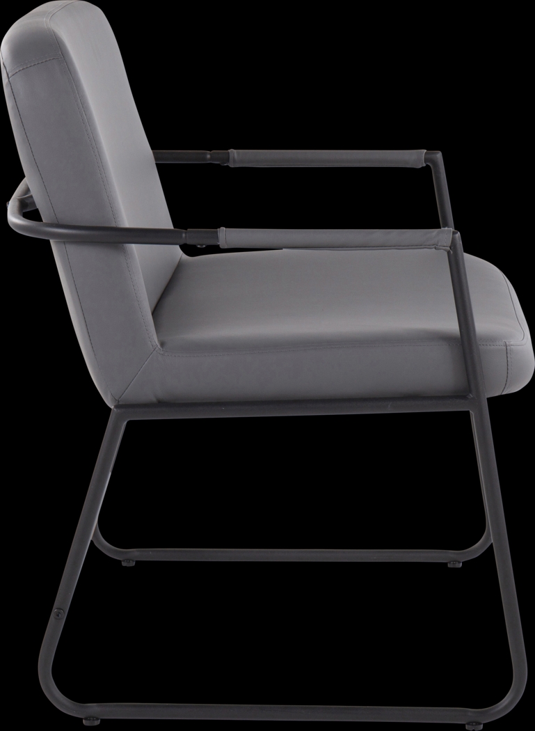 Jemelya Gray Accent Chair - Thumbnail - Image 2