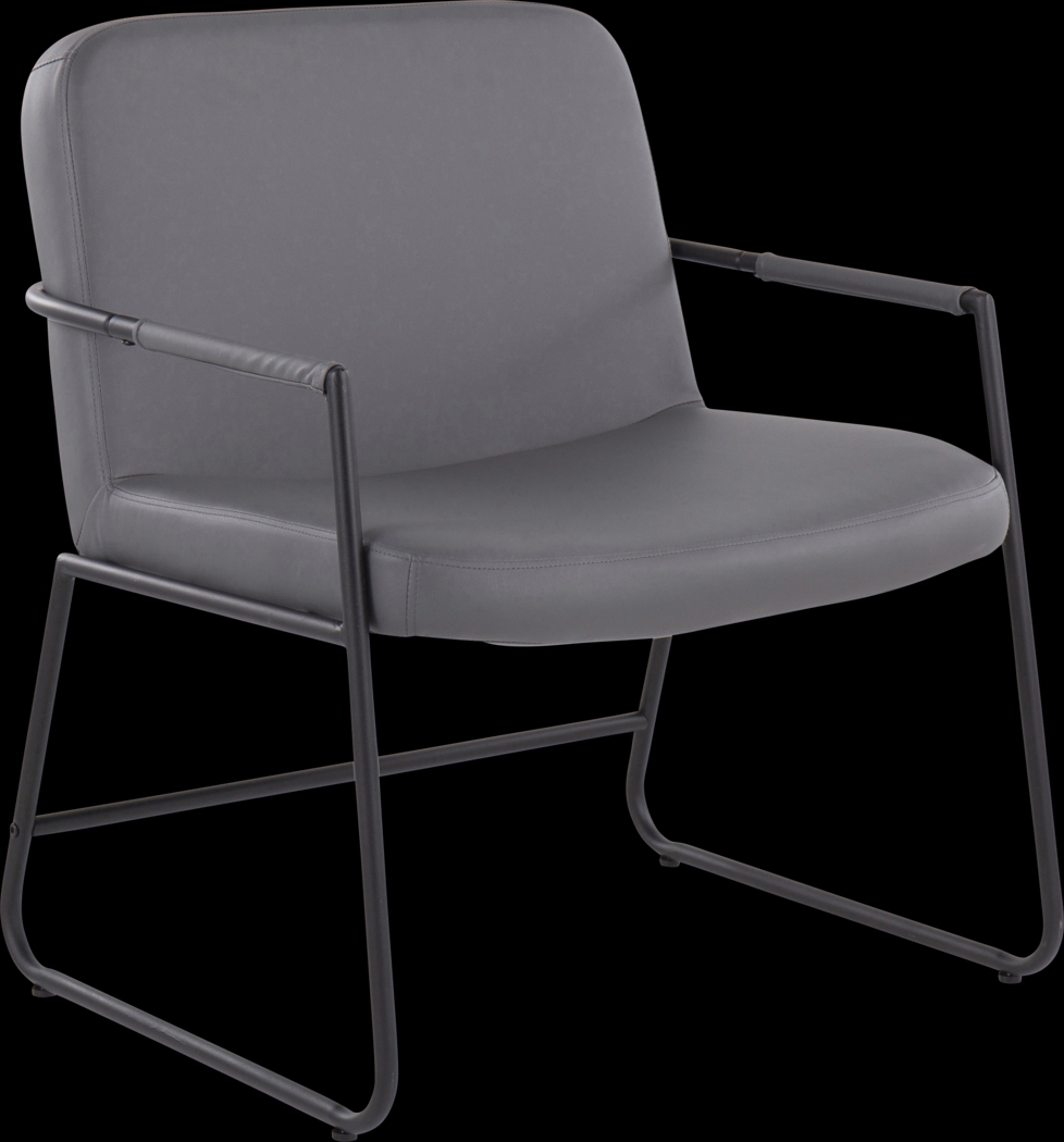 Jemelya Gray Accent Chair - Thumbnail - Image 1