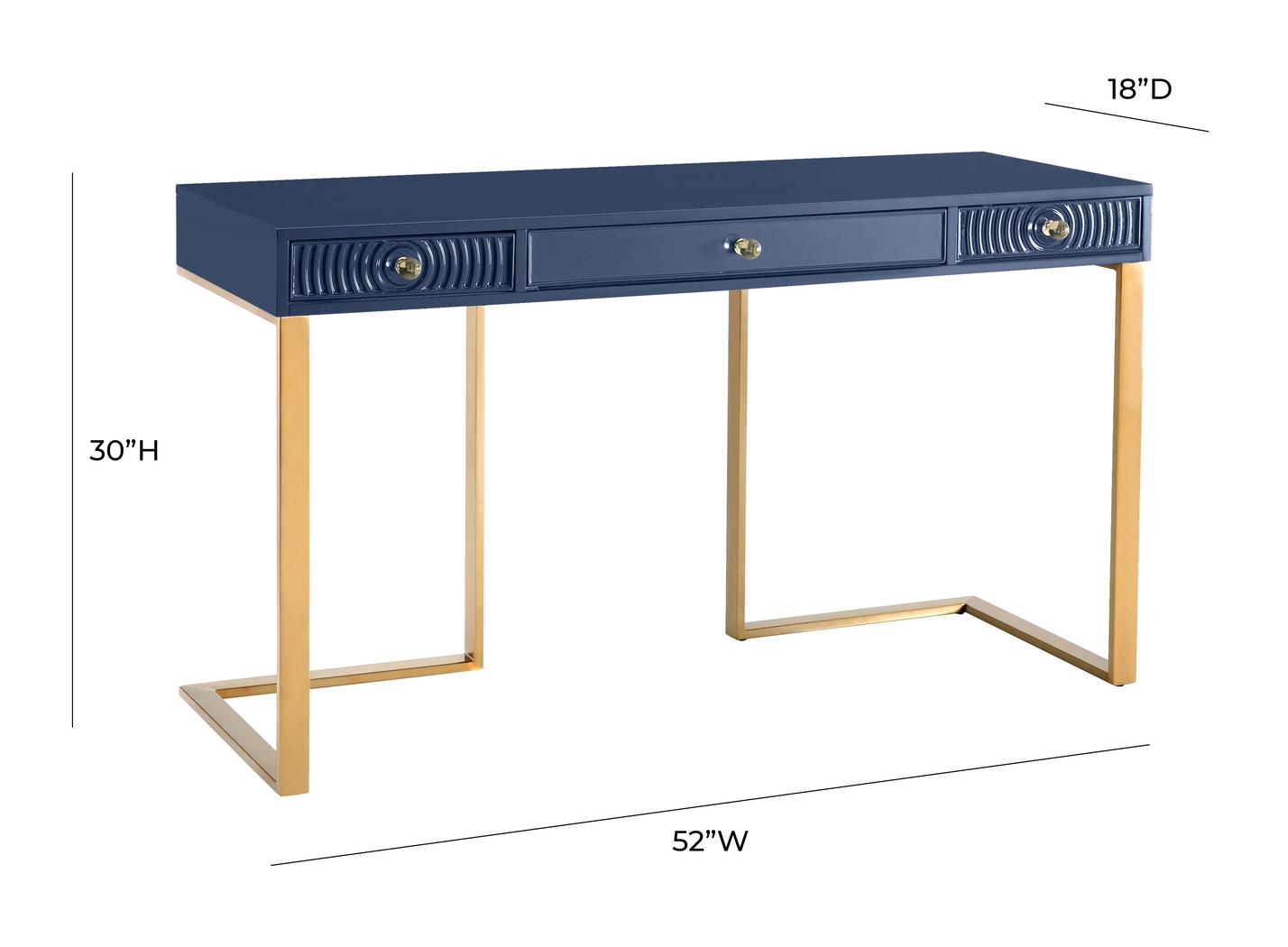 Jenella Blue Desk - Thumbnail - Image 9