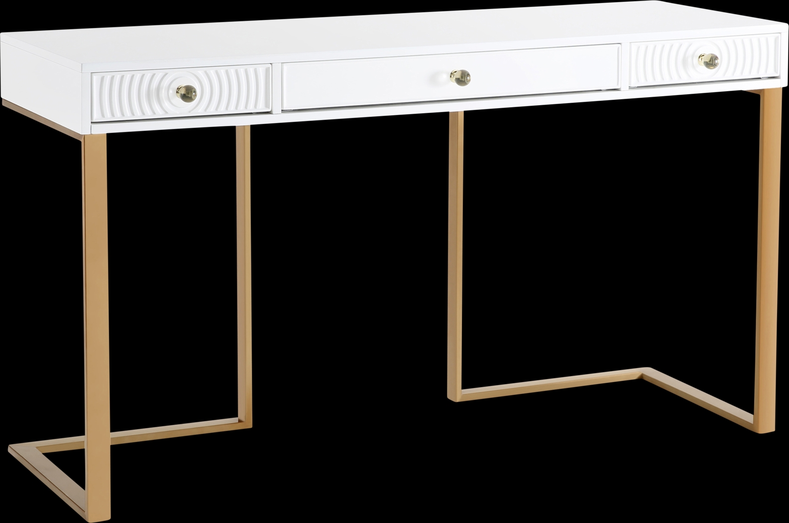 Jenella White Desk - Thumbnail - Image 1