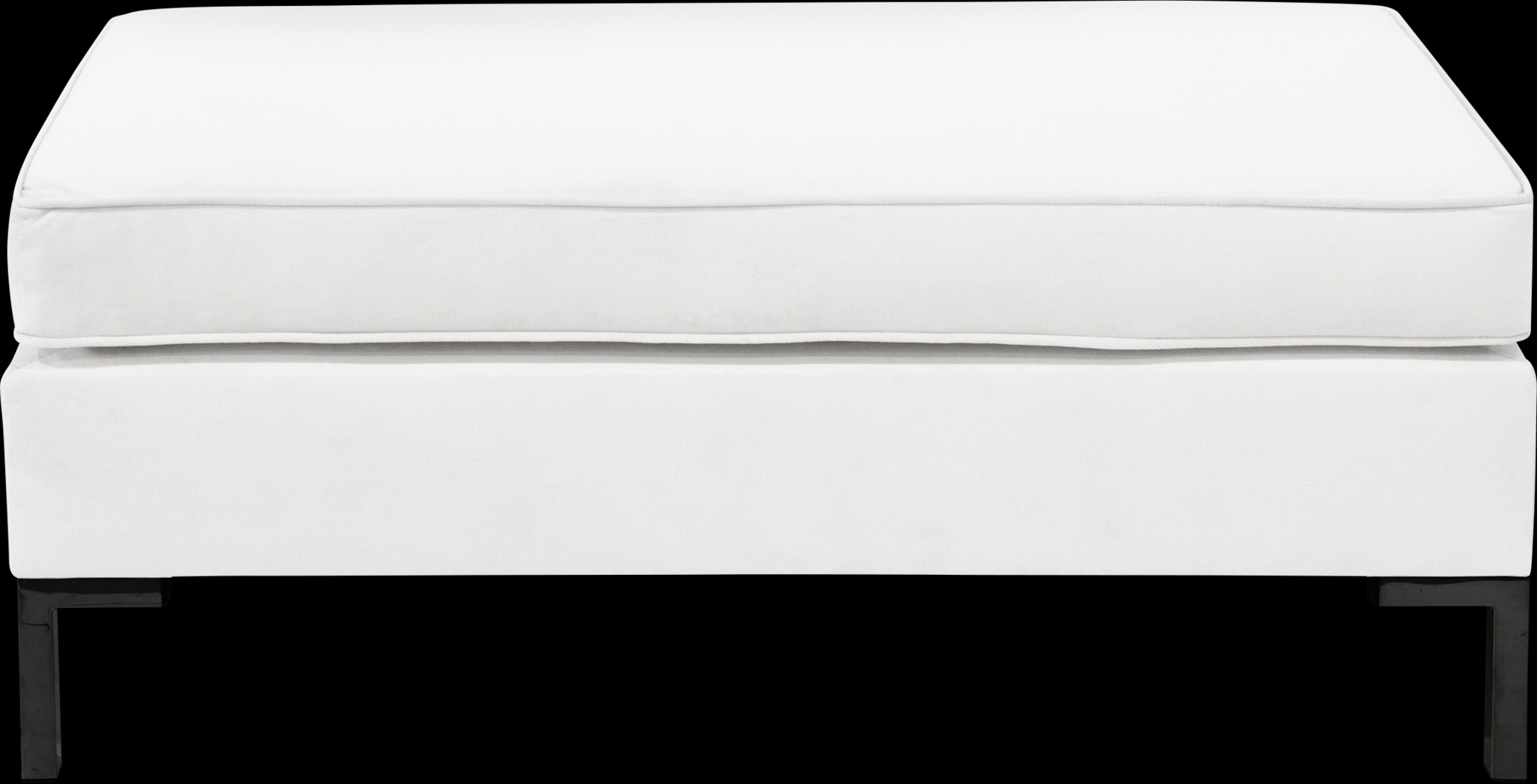 Jenessa White Accent Bench - Thumbnail - Image 2