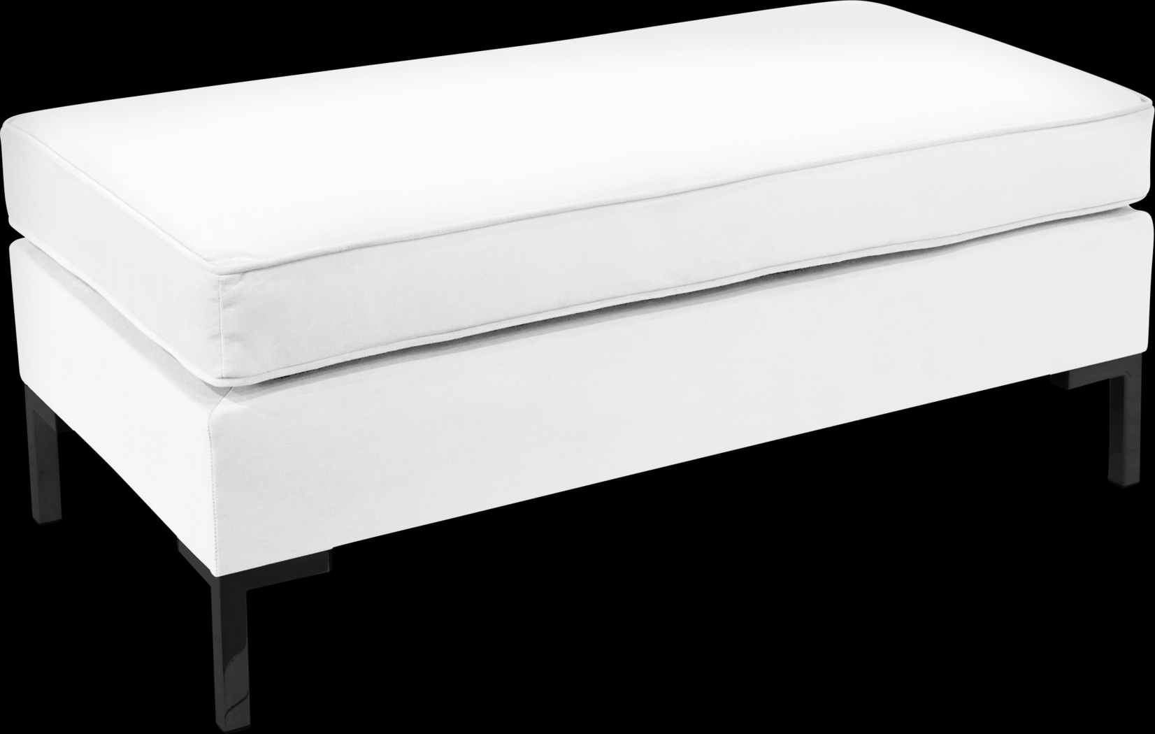 Jenessa White Accent Bench - Thumbnail - Image 1