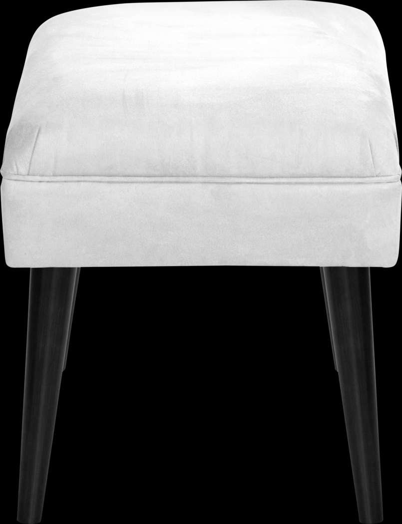 Jenessa White Ottoman - Thumbnail - Image 3