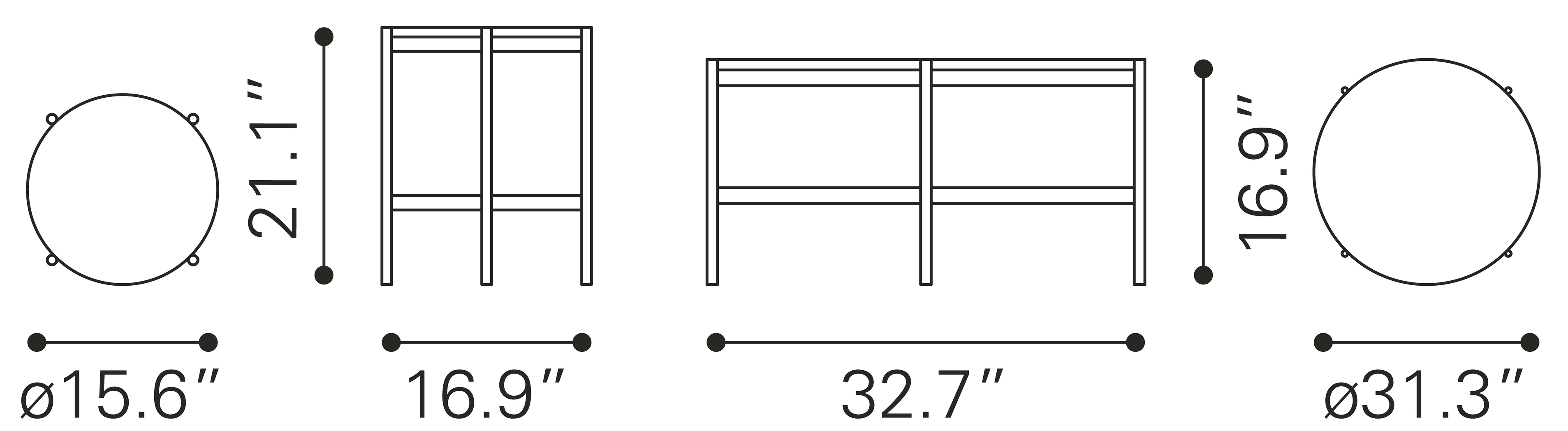 Jenilek Gray Cocktail Table, Set of 2 - Thumbnail - Image 13