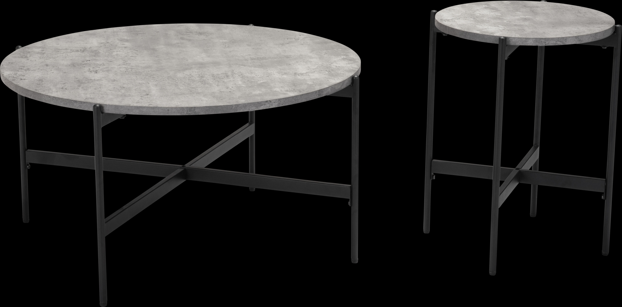 Jenilek Gray Cocktail Table, Set of 2 - Thumbnail - Image 4