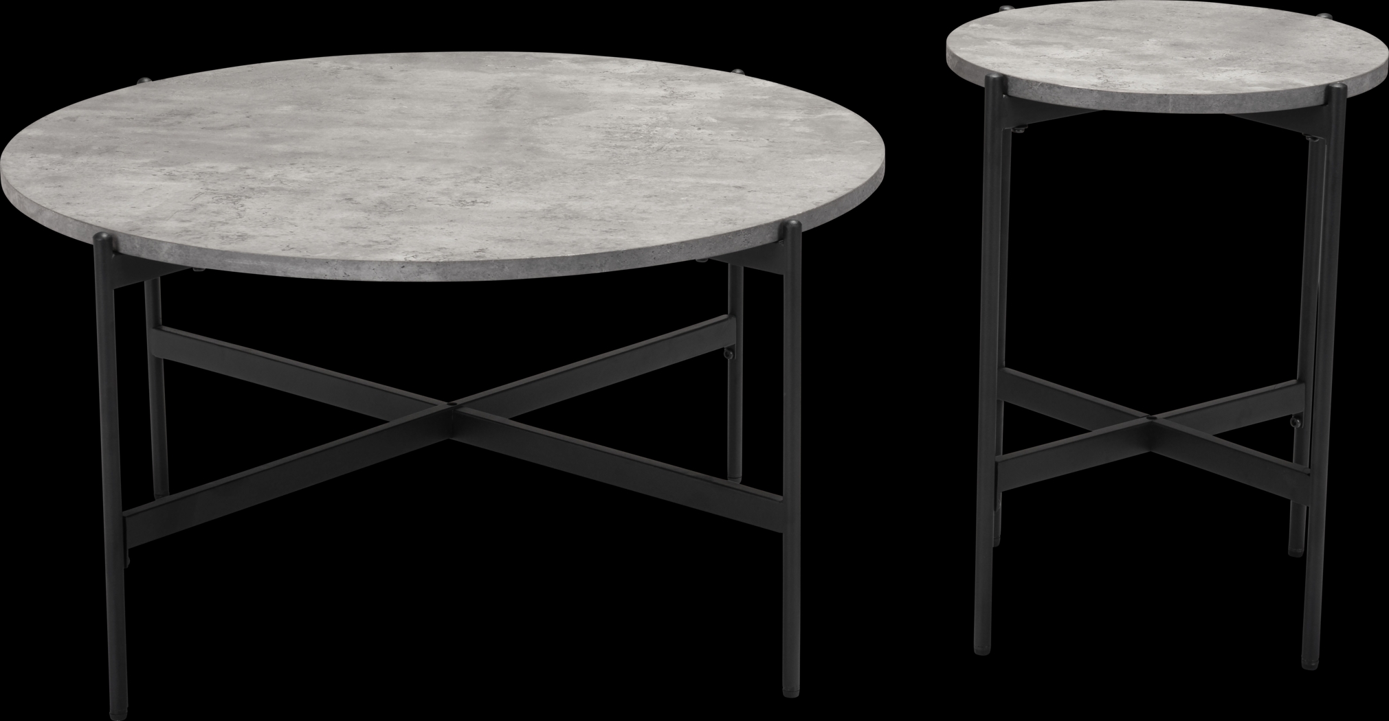 Jenilek Gray Cocktail Table, Set of 2 - Thumbnail - Image 5