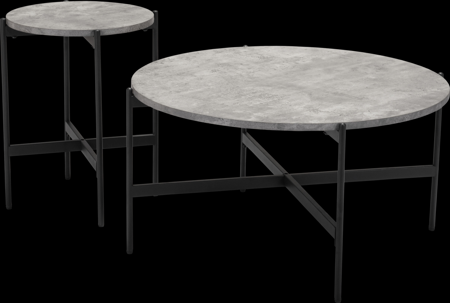 Jenilek Gray Cocktail Table, Set of 2 - Thumbnail - Image 1