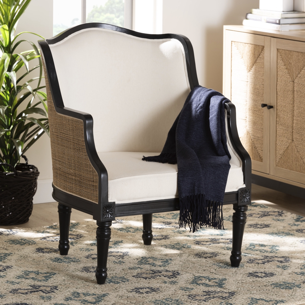 Jenness Black Accent Chair - Thumbnail - Image 2