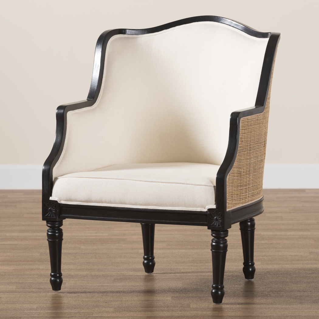 Jenness Black Accent Chair - Thumbnail - Image 3