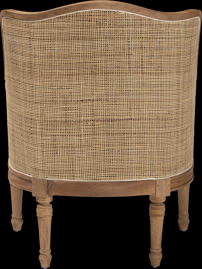 Jenness Oak Accent Chair - Thumbnail - Image 6