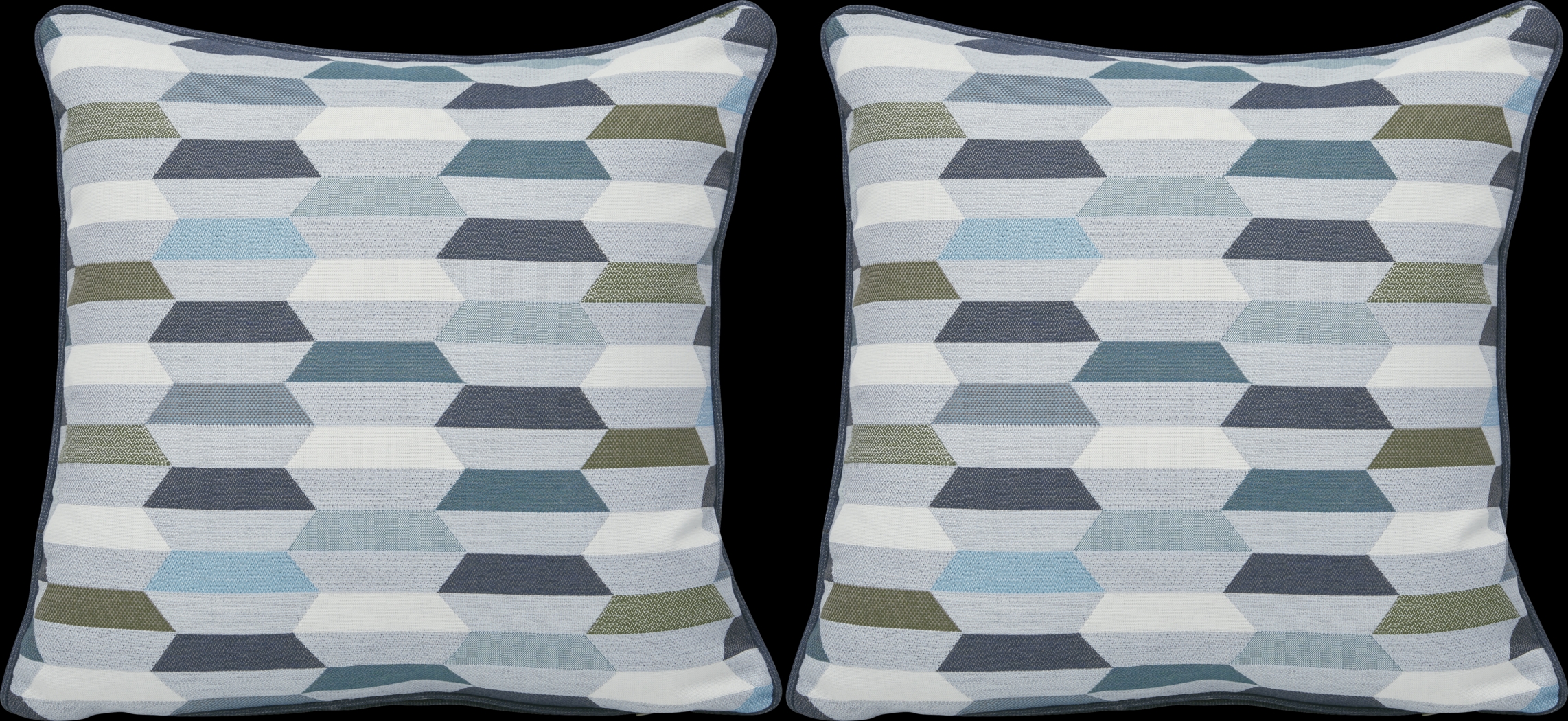 Precise Galaxy Indoor/Outdoor Accent Pillow, Set of Two - Thumbnail - Image 1