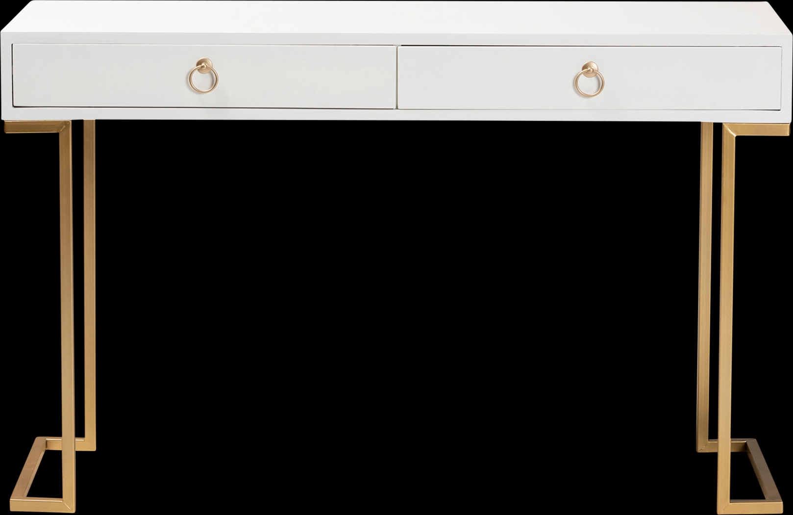 Jenniches White Sofa Table - Thumbnail - Image 3