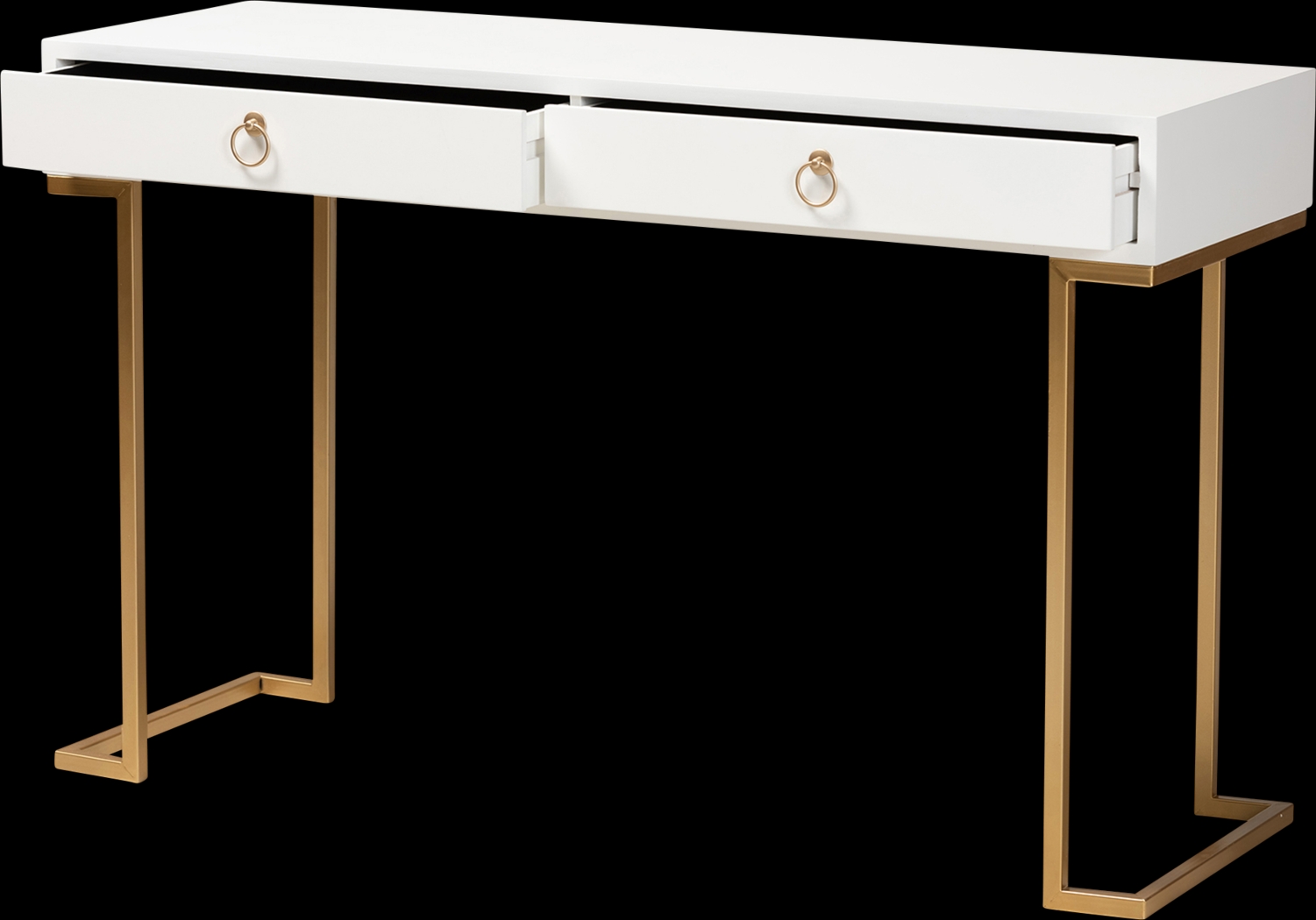 Jenniches White Sofa Table - Thumbnail - Image 5