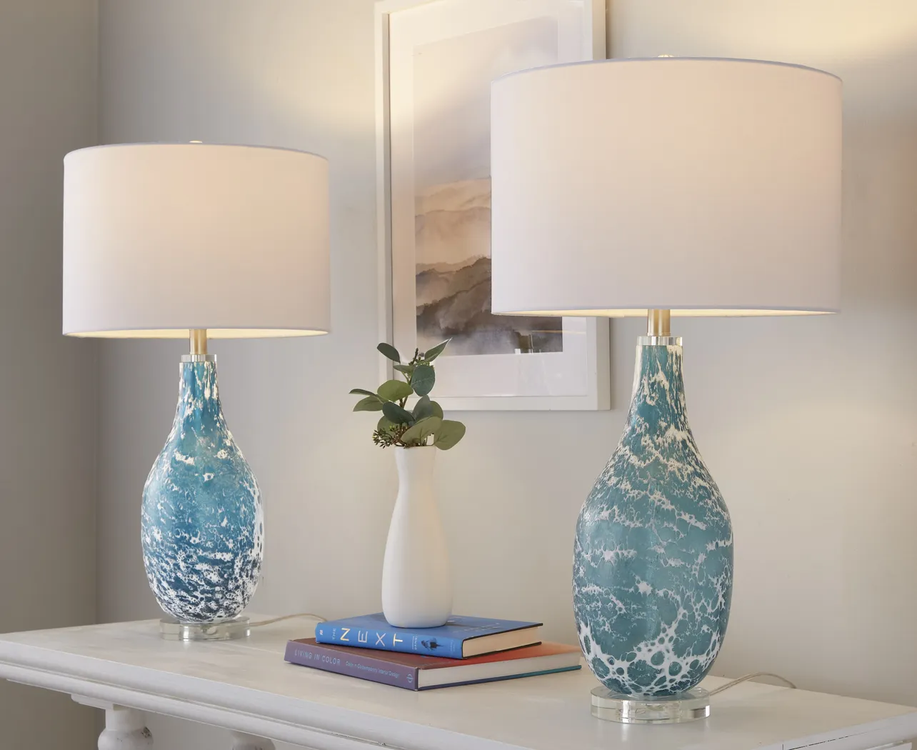 Jennie Loop Blue Lamp, Set of 2 - Thumbnail - Image 2
