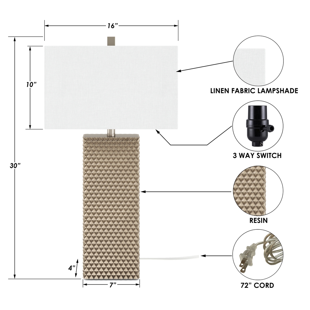 Jennifique Cave Gold Table Lamps, Set of 2 - Thumbnail - Image 9
