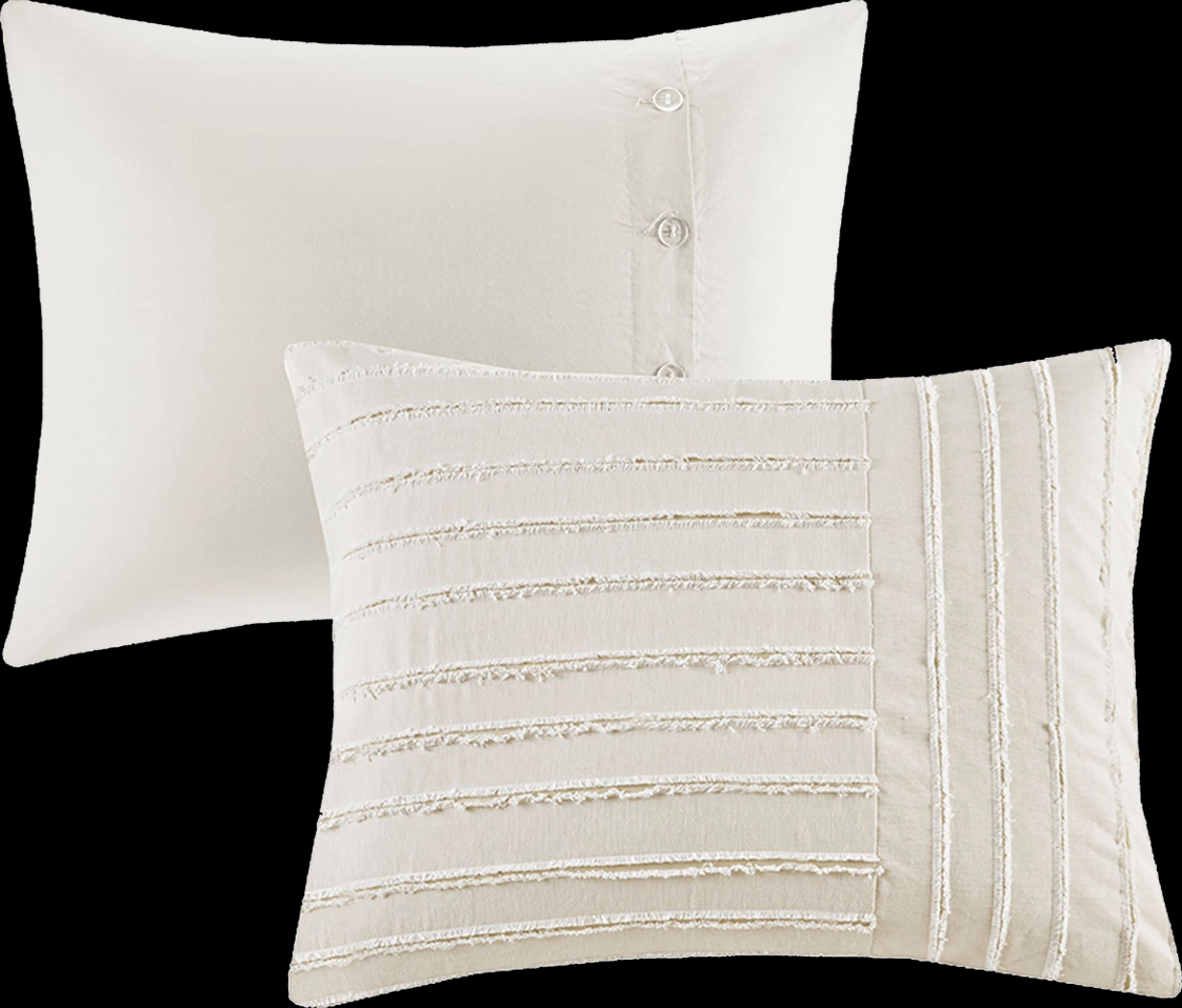 Jennix Ivory King Comforter Set - Thumbnail - Image 13
