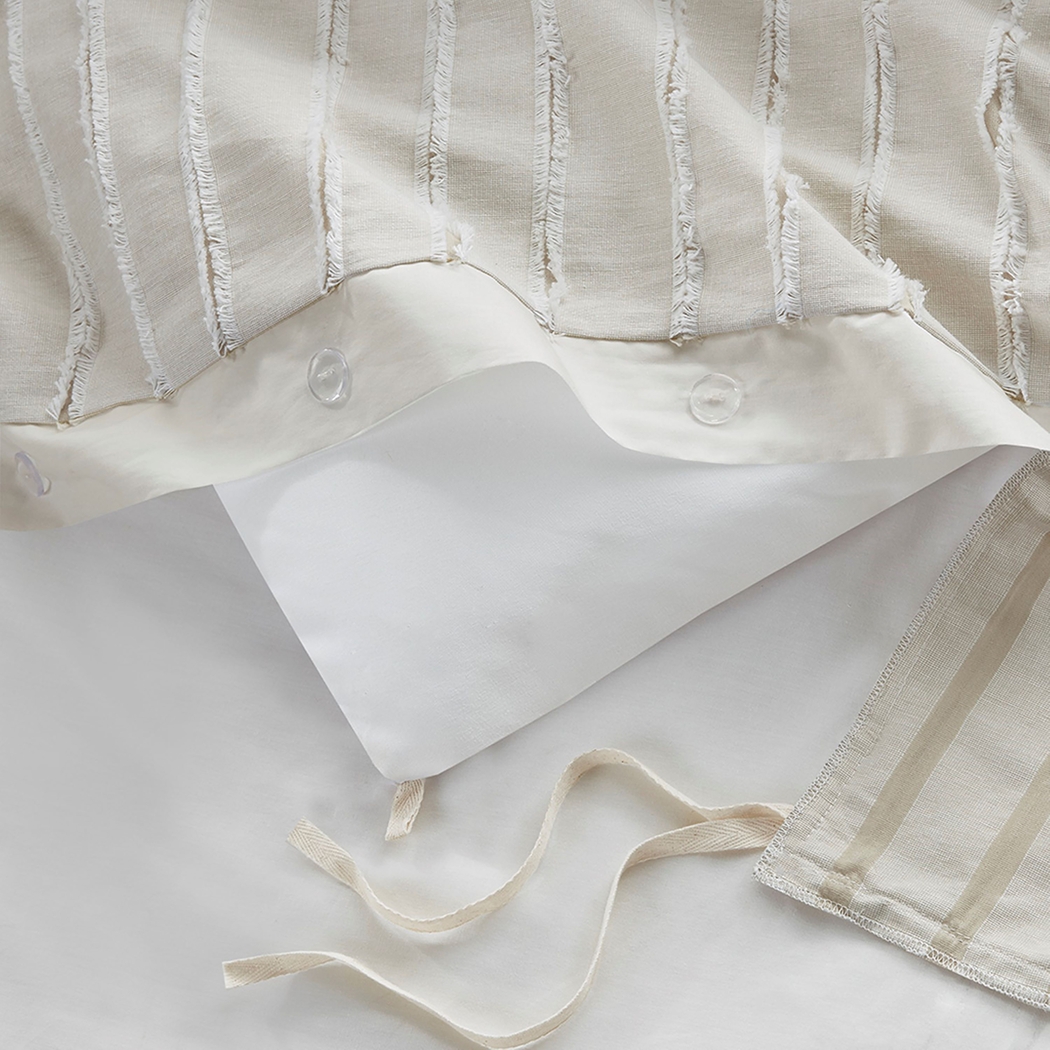 Jennix Ivory Queen Comforter Set - Thumbnail - Image 12