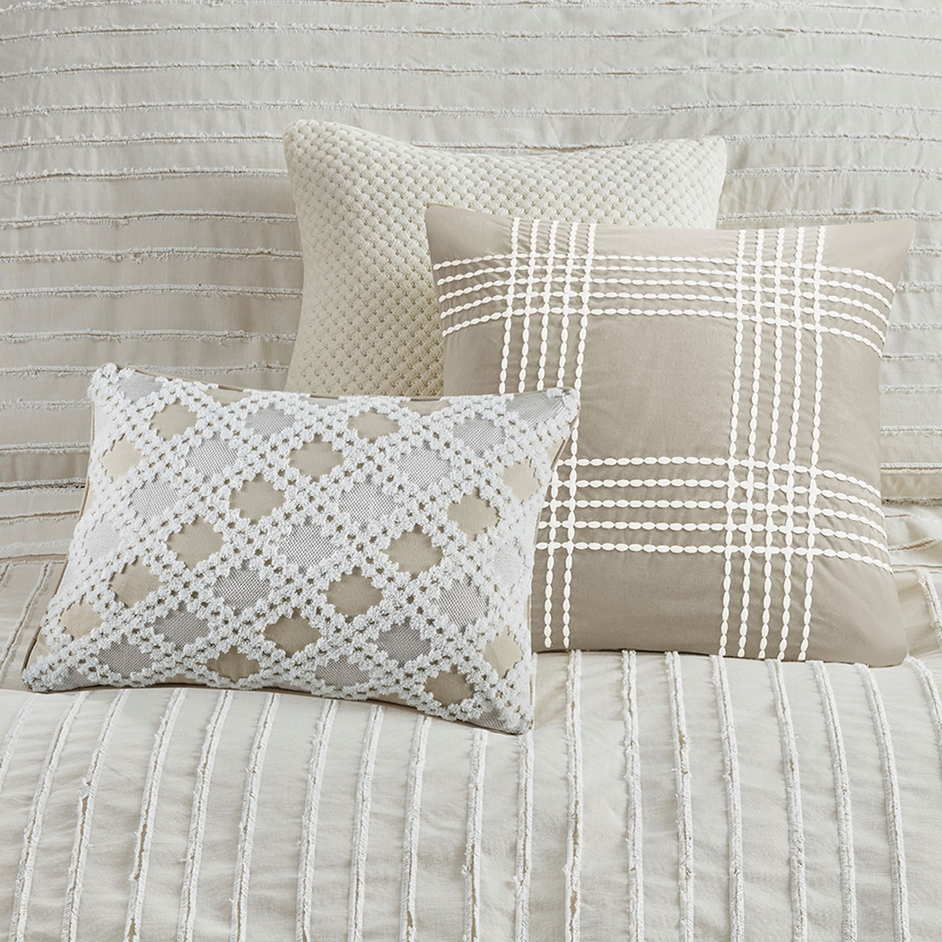 Jennix Ivory Queen Comforter Set - Thumbnail - Image 9