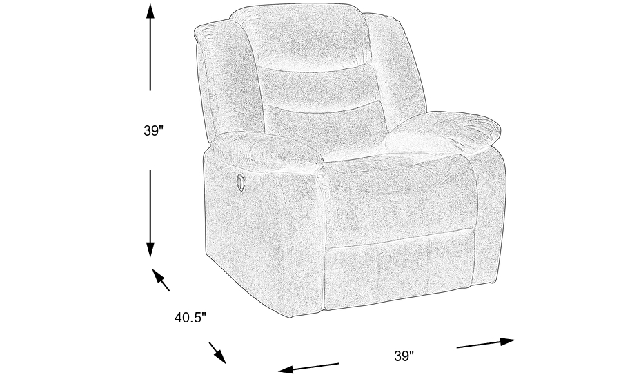 Dimension Image. Please refer to the Dimension Tab on this page for dimension details.