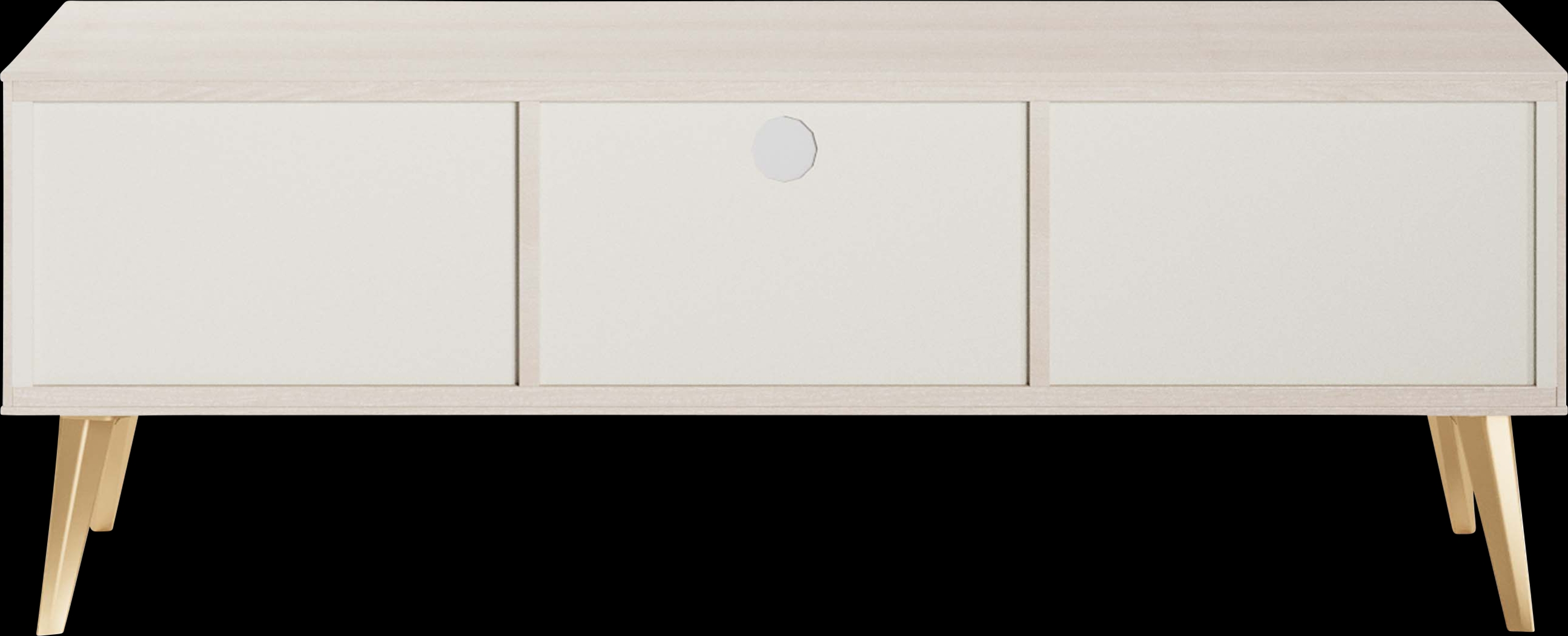 Jenville White 55.5 in. Console - Thumbnail - Image 3