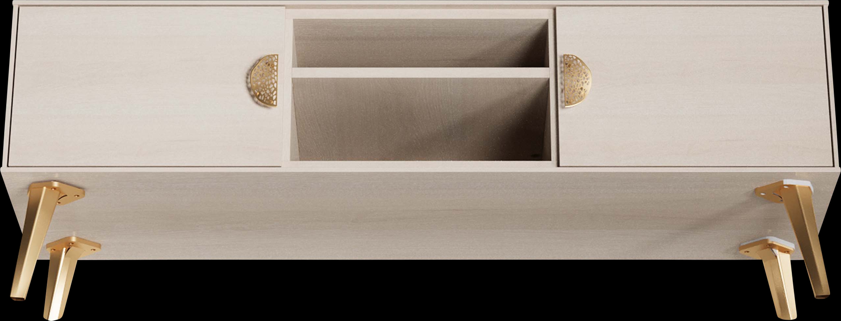 Jenville White 55.5 in. Console - Thumbnail - Image 4