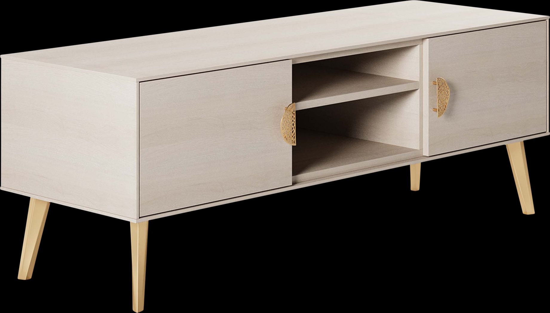 Jenville White 55.5 in. Console - Thumbnail - Image 5