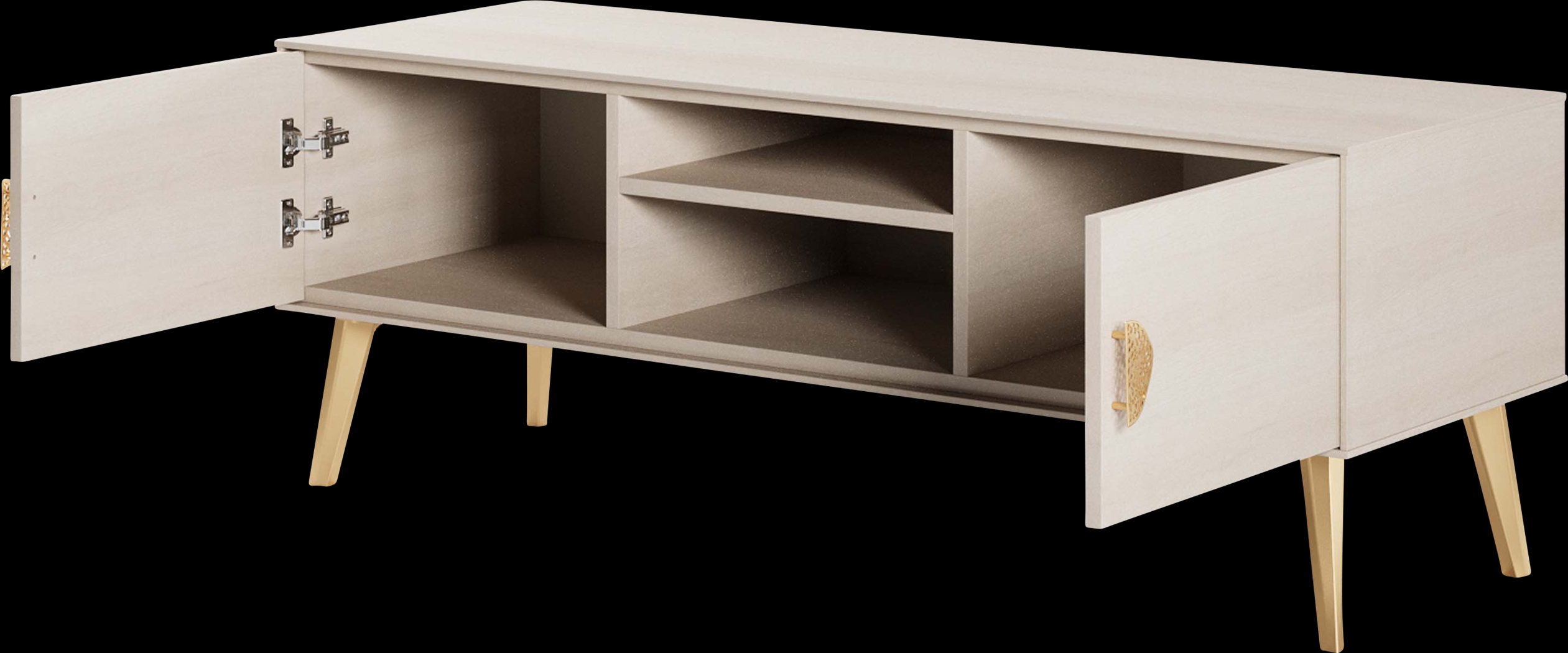 Jenville White 55.5 in. Console - Thumbnail - Image 6