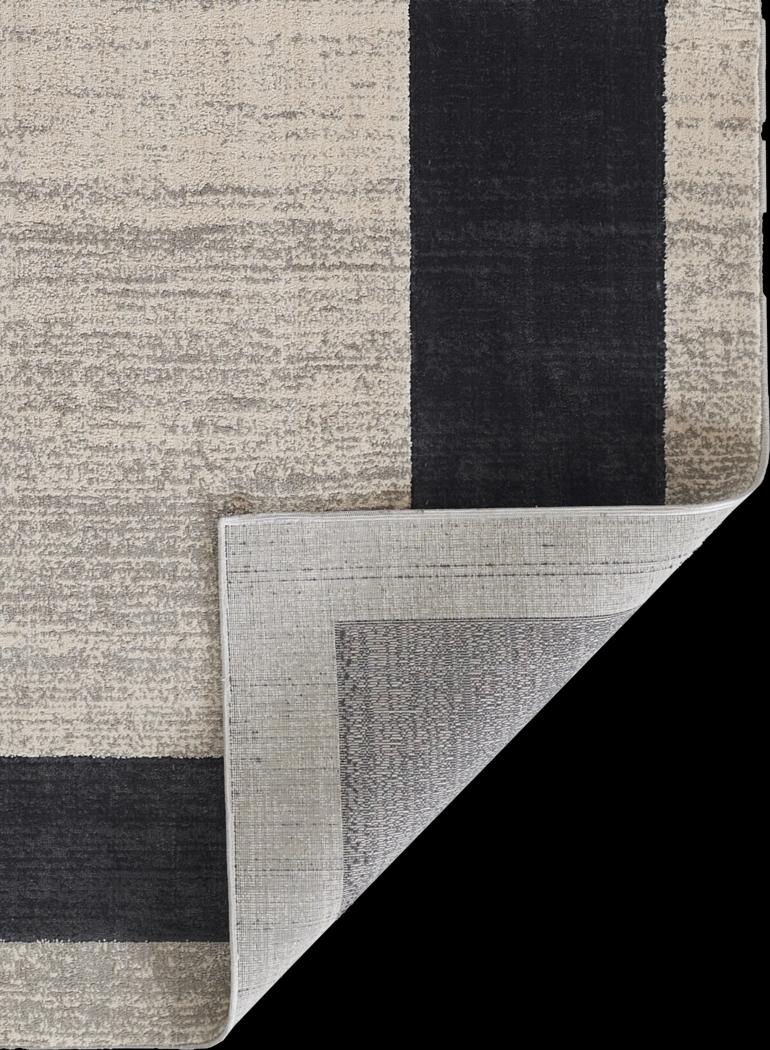 Jenzen Black 3'10 x 5'7 Rug - Thumbnail - Image 4