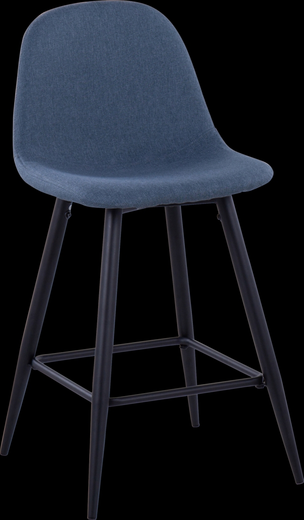 Jerdone Blue Counter Height Stool, Set of 2 - Thumbnail - Image 3