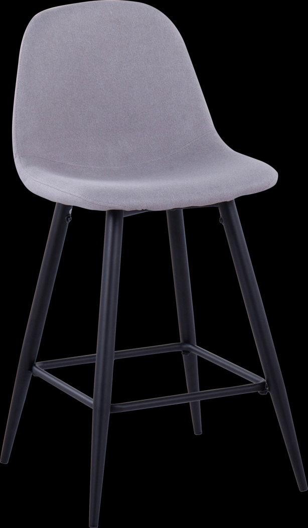 Jerdone Light Gray Counter Height Stool, Set of 2 - Thumbnail - Image 3