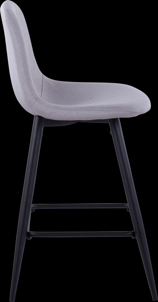 Jerdone Light Gray Counter Height Stool, Set of 2 - Thumbnail - Image 6