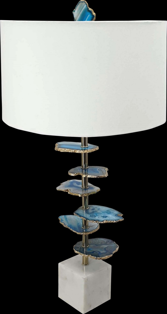 Jericho Boulevard Blue Lamp - Thumbnail - Image 1