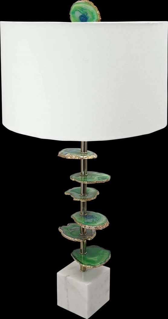 Jericho Boulevard Green Lamp - Thumbnail - Image 1