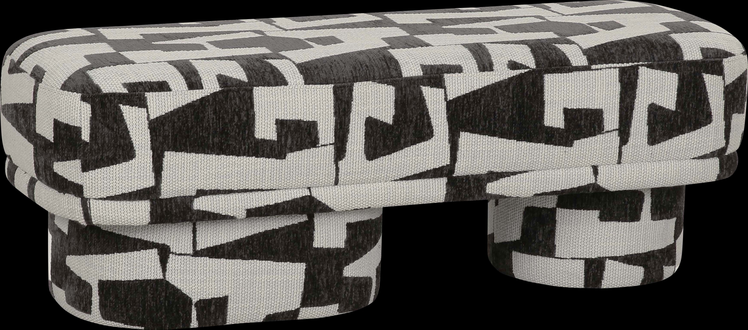 Jerichoe Black and White Bench - Thumbnail - Image 4