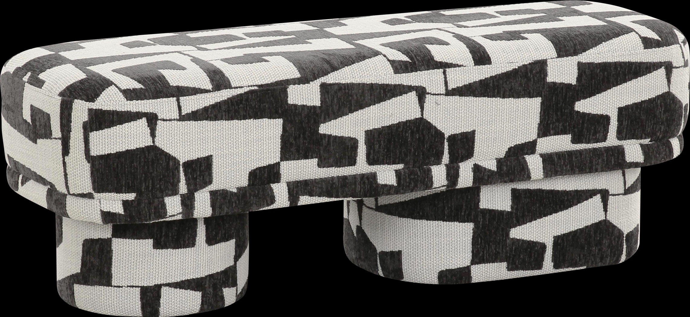 Jerichoe Black and White Bench - Thumbnail - Image 1