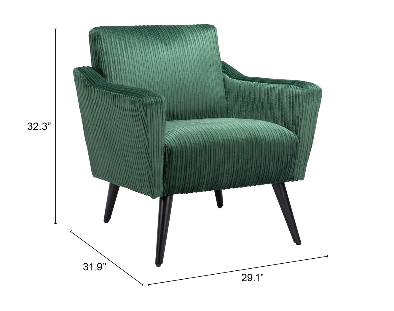 Jerstad Green Accent Chair - Thumbnail - Image 10